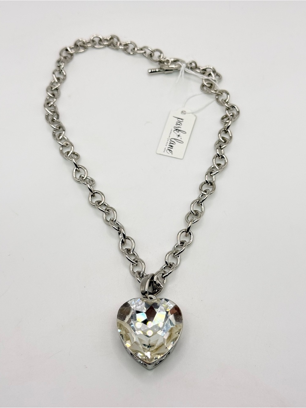 Park Lane NWT Crystal Heart Statement Necklace